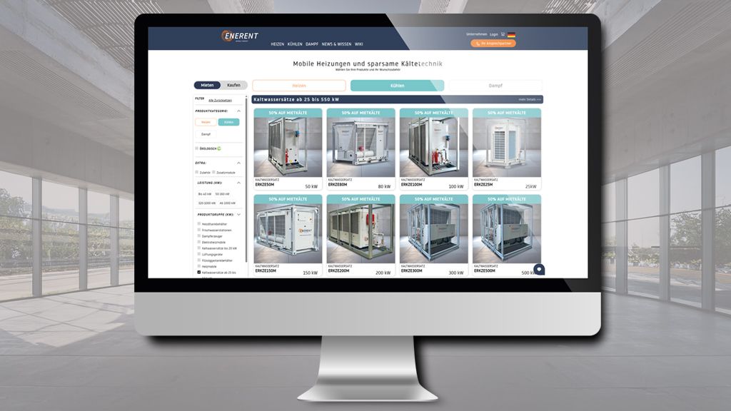 Mit 50 % Rabatt auf Mietkälte in die Kältesaison starten