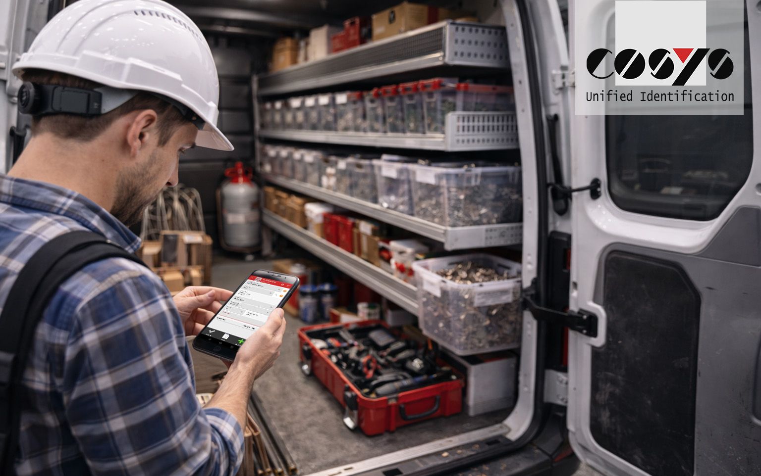 Mobiles Lager im Handwerk günstig und einfach managen mit COSYS