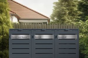 Mülltonnenboxen als stilvolle Lösung für jeden Garten