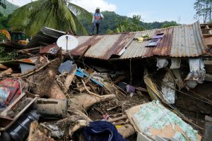 Nach dem Tropensturm Trami auf den Philippinen