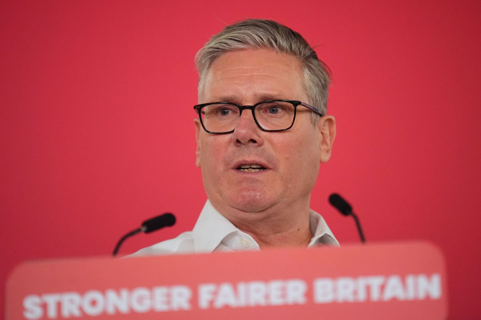 Nach dem Wahldebakel für Labour: Starmer hält Rede