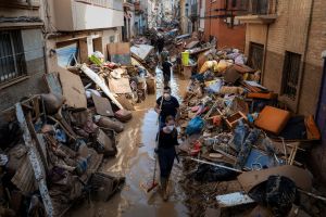 Nach den Überschwemmungen in Spanien