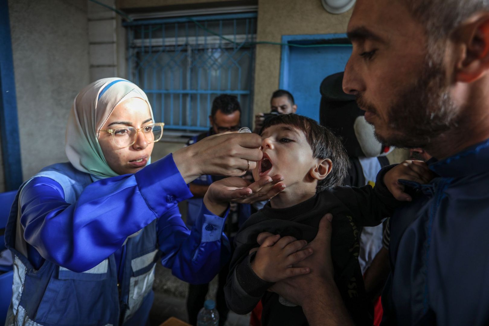 Nahostkonflikt -  Polio-Impfkampagne in Deir El-Balah