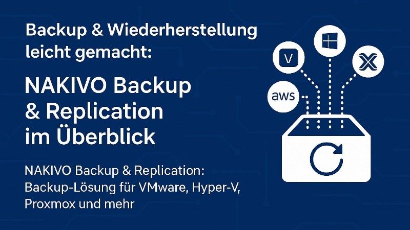 NAKIVO: Backup & Wiederherstellung leicht gemacht
