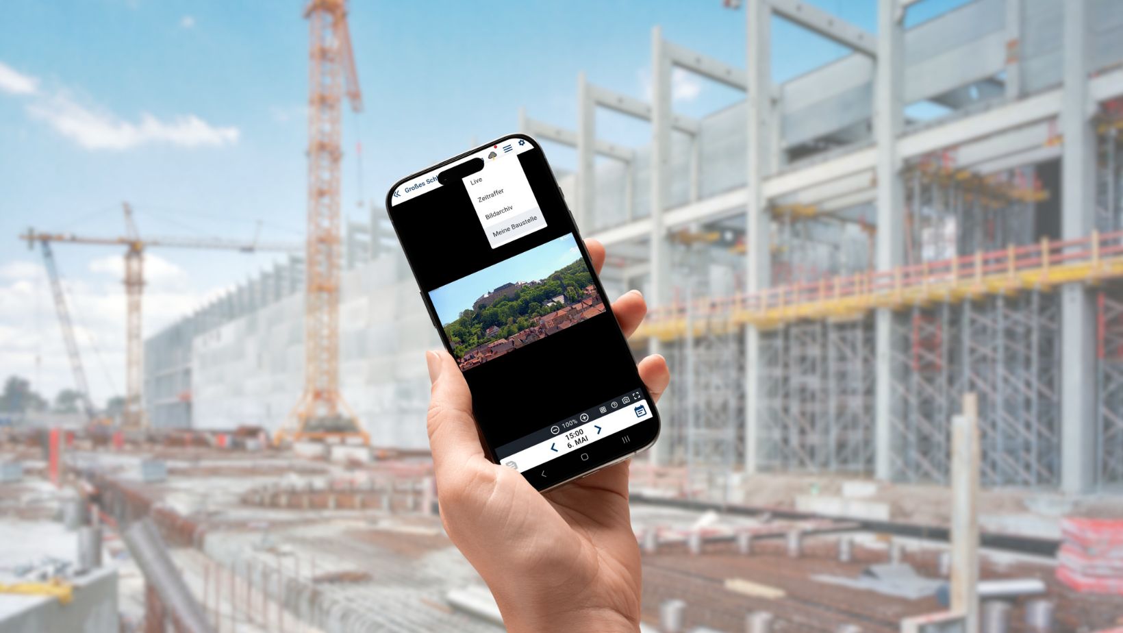 NetCo bringt Deutschlands erste Baustellenkamera-App auf den Markt