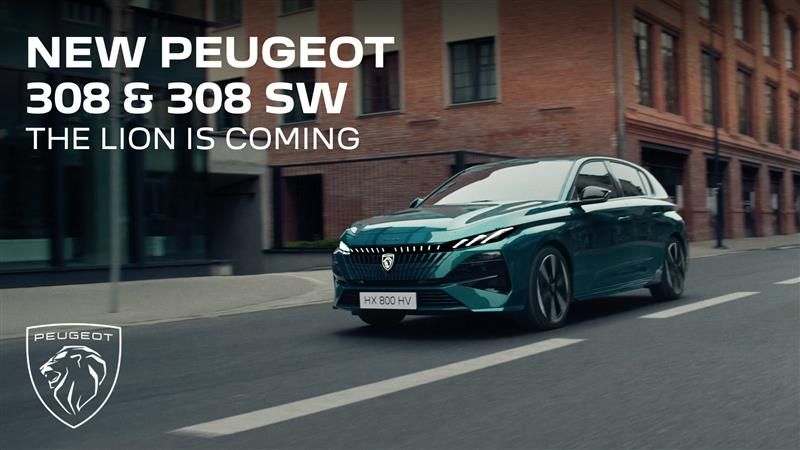 Neue Kampagne PEUGEOT 308 & 308 SW: Jetzt kommt der Löwe!