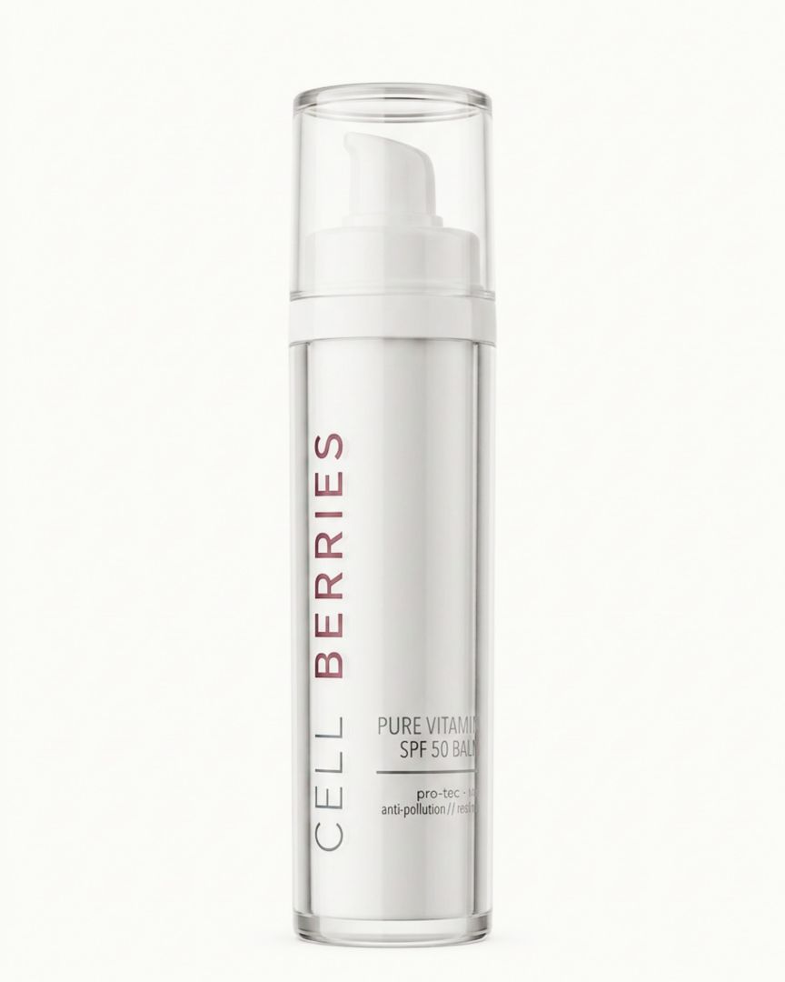 NEW: CELLBERRIES® PURE VITAMINS SPF50 BALM I Vitaminreicher Moisturizer mit multitasking Schutzschild gegen freie Radikale