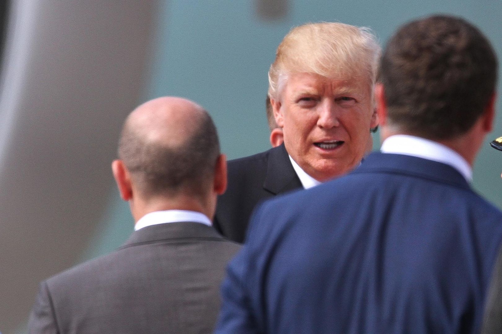 Olaf Scholz und Donald Trump (Archiv)