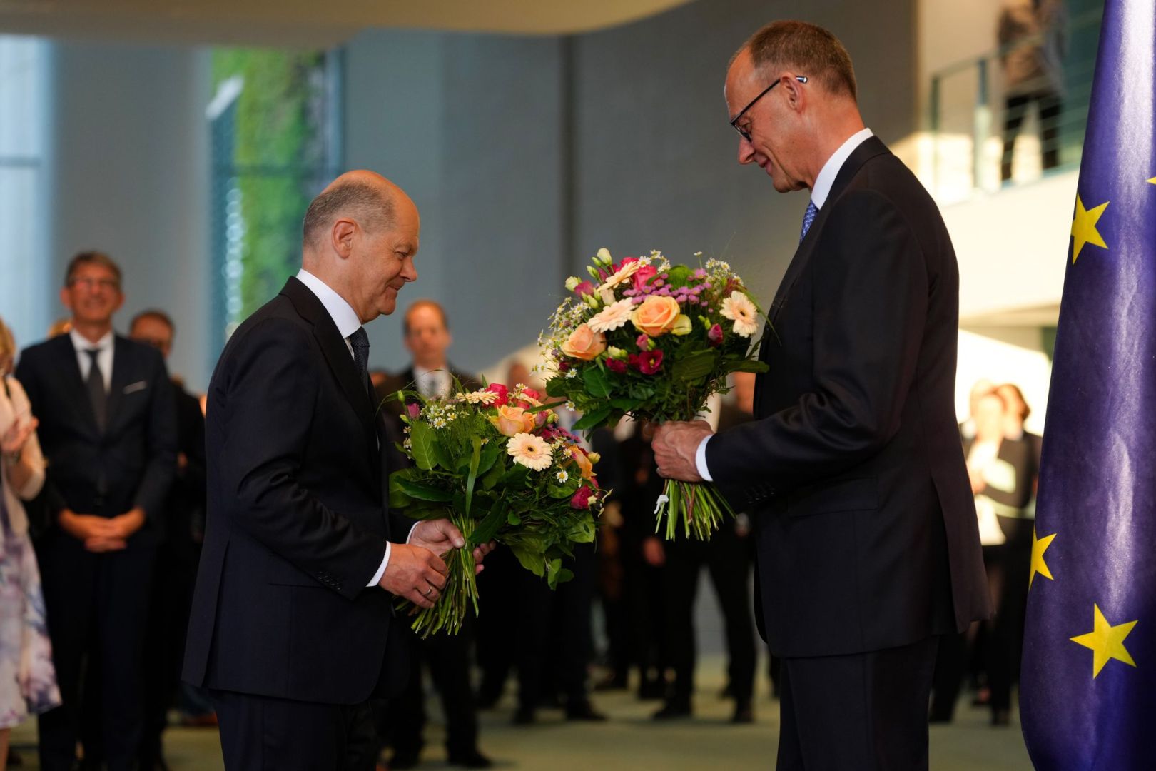 Olaf Scholz und Friedrich Merz