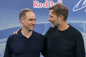 Oliver Mintzlaff und Jürgen Klopp