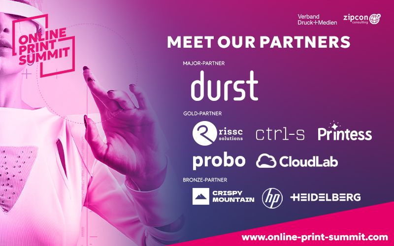 Online Print Summit 2026: Die ersten Partner sind an Bord