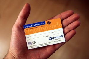 Organspendeausweis (Archiv)