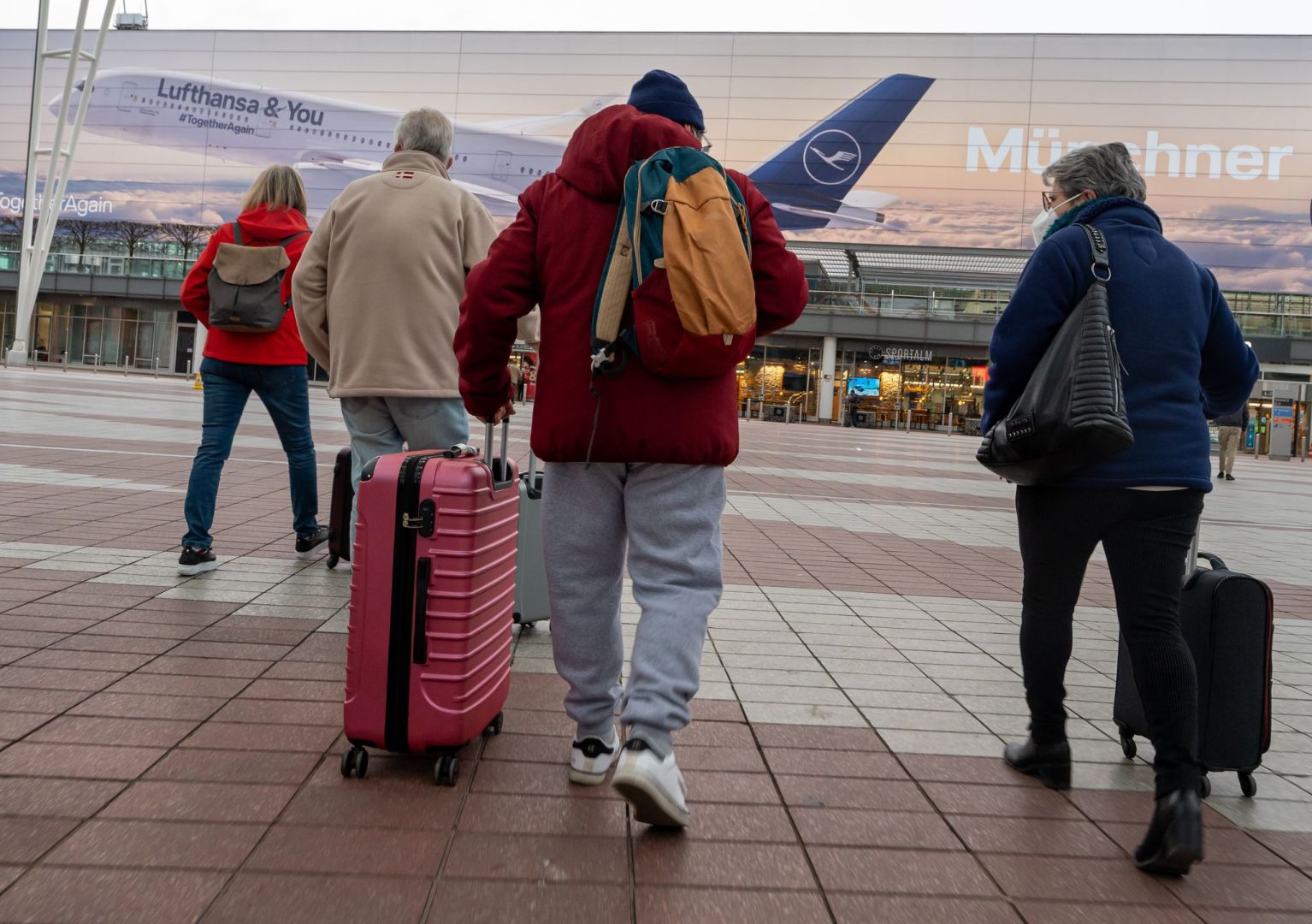 Osterreiseverkehr am Flughafen München