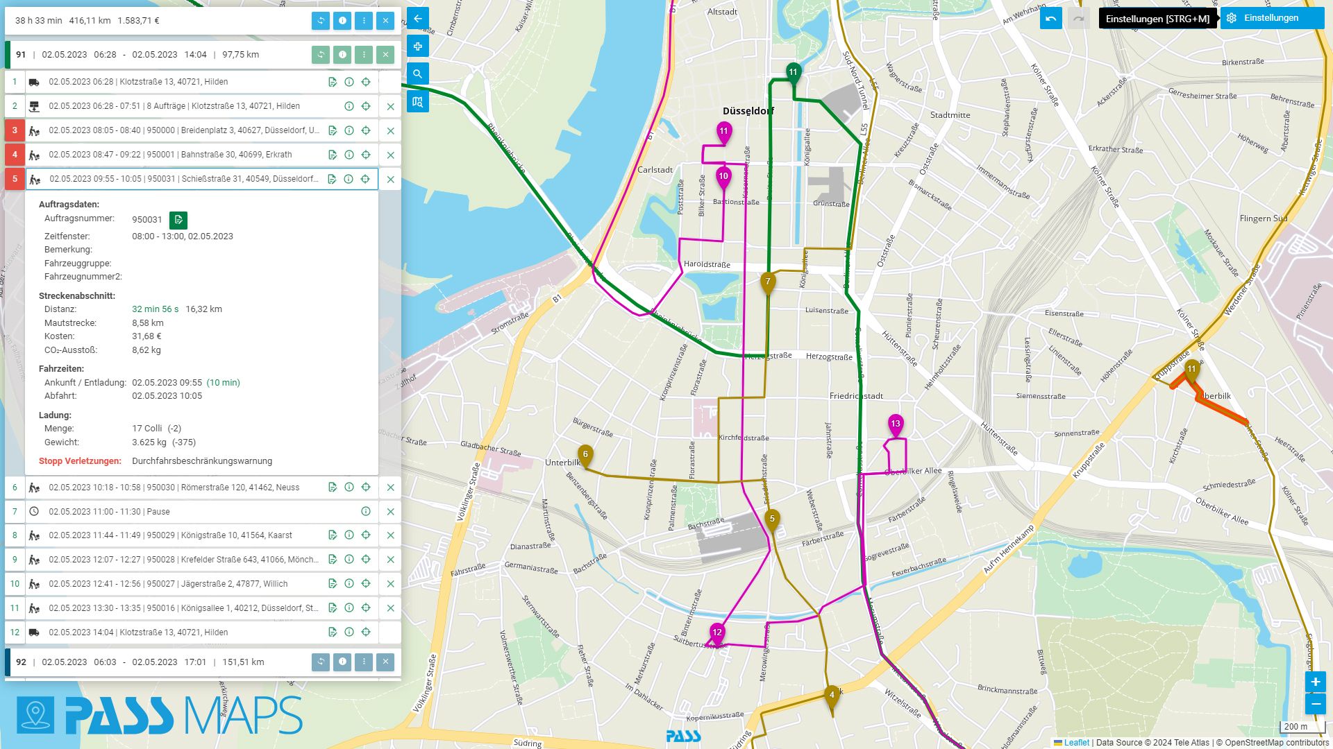 PASS Logistics Solutions bringt KI in die Tourenplanung