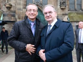 Pat Gelsinger und Reiner Haseloff