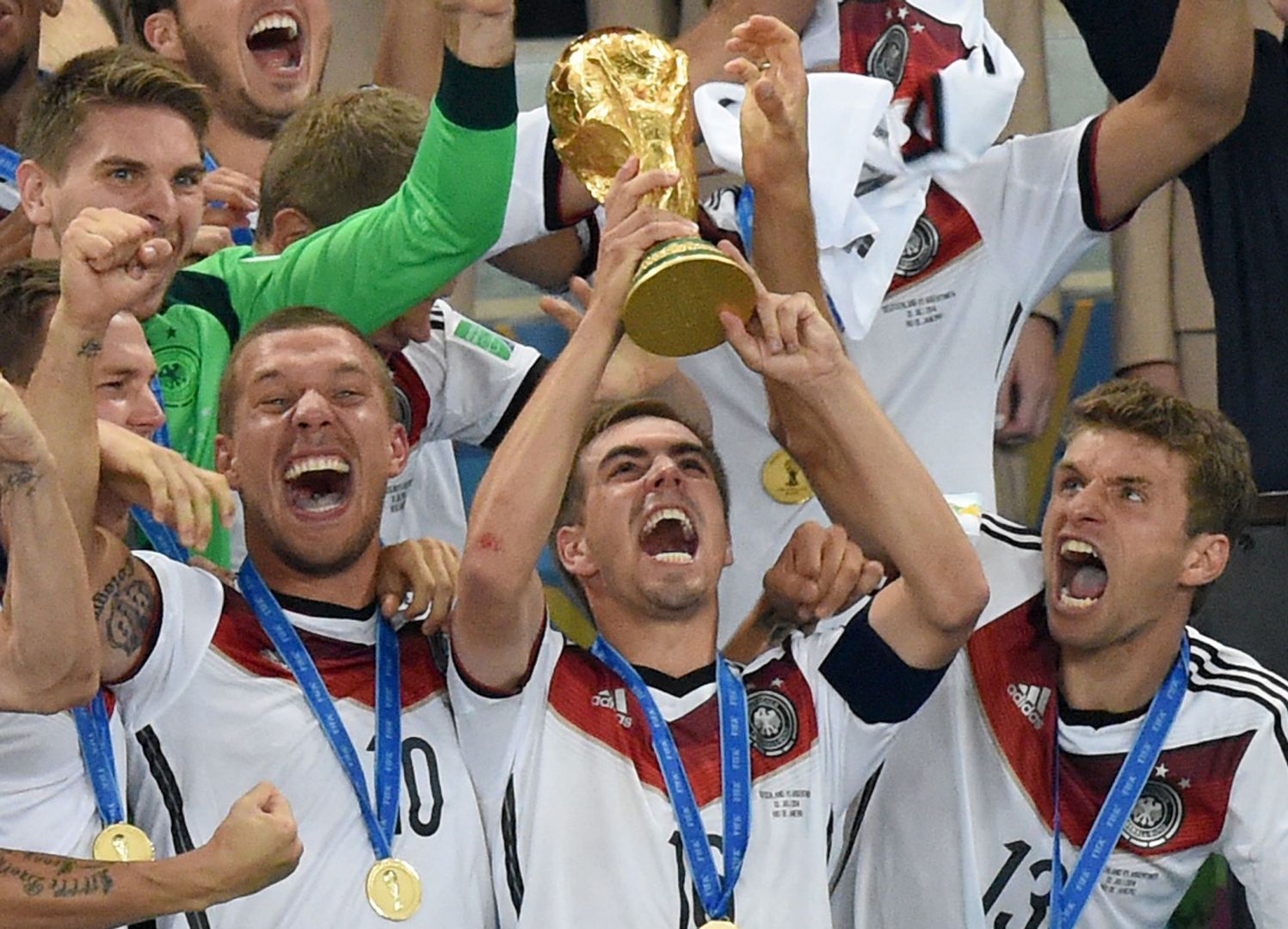 Philipp Lahm beim WM-Triumph 2014