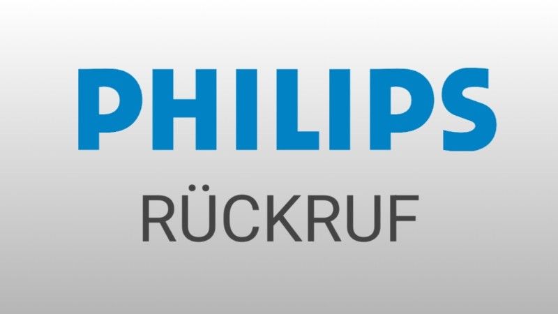 Philips startet Rückruf