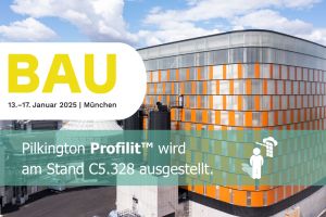 Pilkington Bauglasindustrie stellt auf der BAU 2025 in München aus