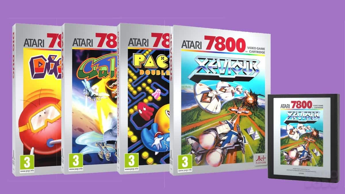 PLAION REPLAI bringt vier Arcade-Klassiker als Cartridges für Atari 2600+ und 7800+