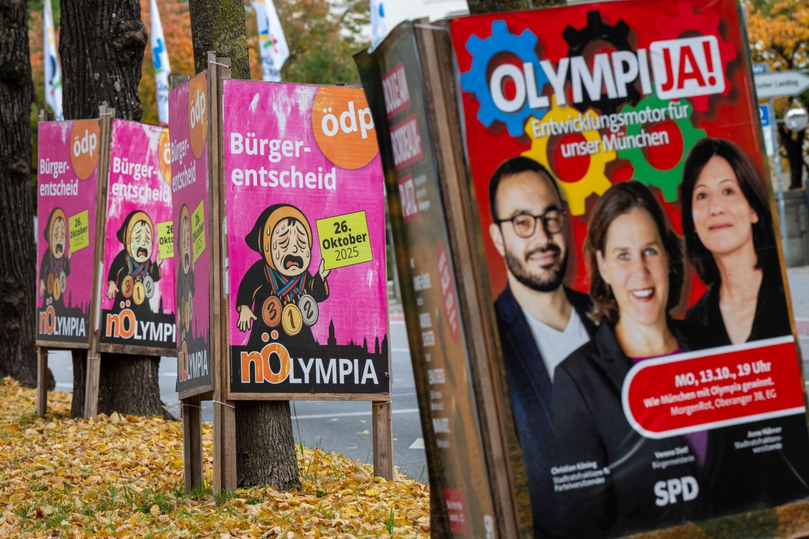 Plakate zur Olympia Bewerbung Münchens