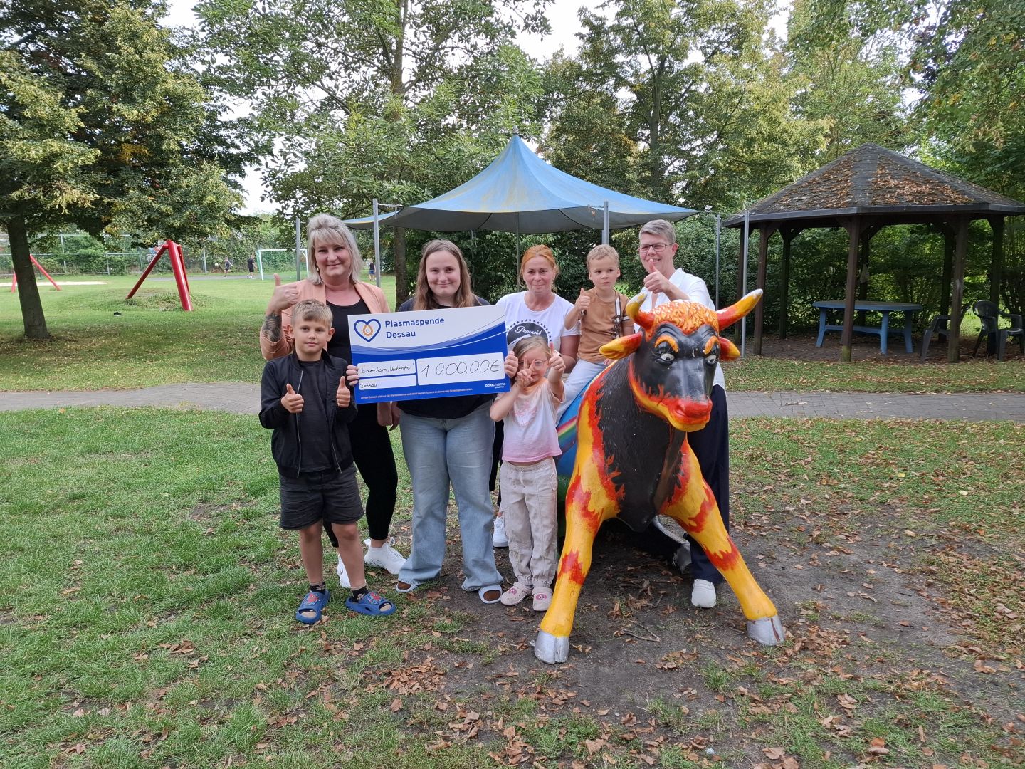 Plasmaspende Dessau unterstützt Kinderheim „Wolkenfrei“ erneut