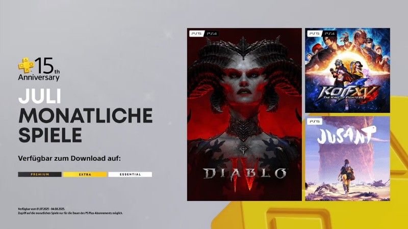 Playstation Plus – Die PS Plus Games für Juli 2025 sind bekannt