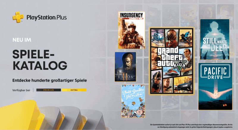 PlayStation Plus Extra- & Premium-Neuzugänge im November
