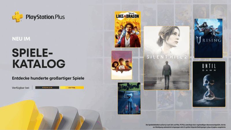 PlayStation Plus Extra- & Premium-Neuzugänge im Oktober