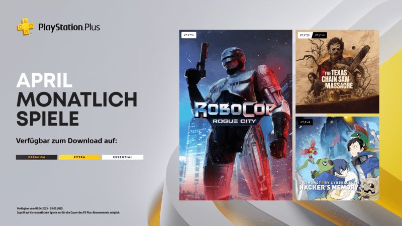 PlayStation Plus-Titel – Neues im April für PlayStation 4 und PlayStation 5