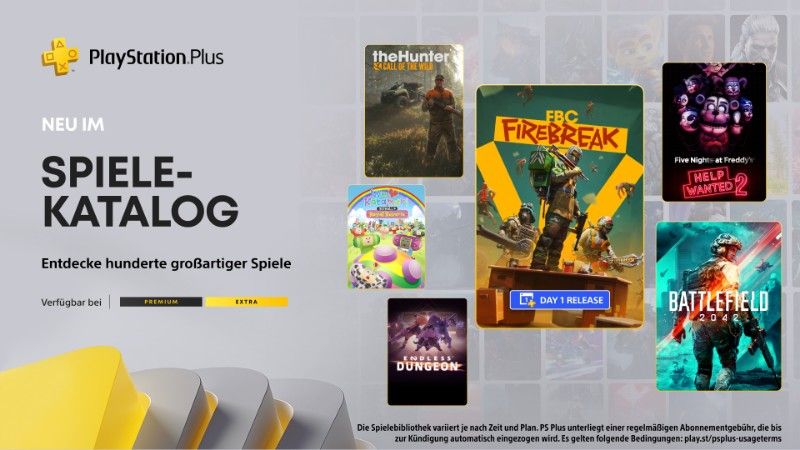 Playstation Plus – Zahlreiche Neuzugänge im Spielekatalog