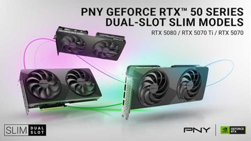 PNY Technologies – GeForce RTX 50 Serie im Slim Design mit starker Performance