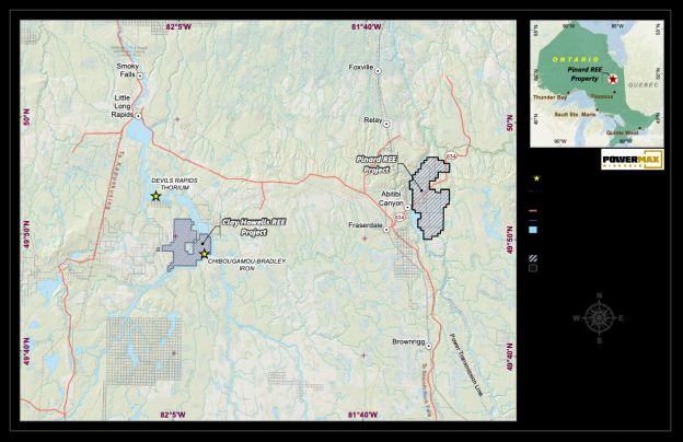 Powermax Minerals tätigt erste Meilensteinzahlungen in Zusammenhang mit der Optionsvereinbarung zur Übernahme des Seltenerdprojekts Pinard