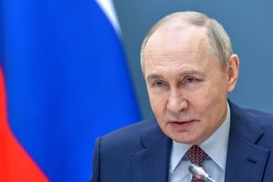 Präsident Putin beim Wirtschaftstreffen