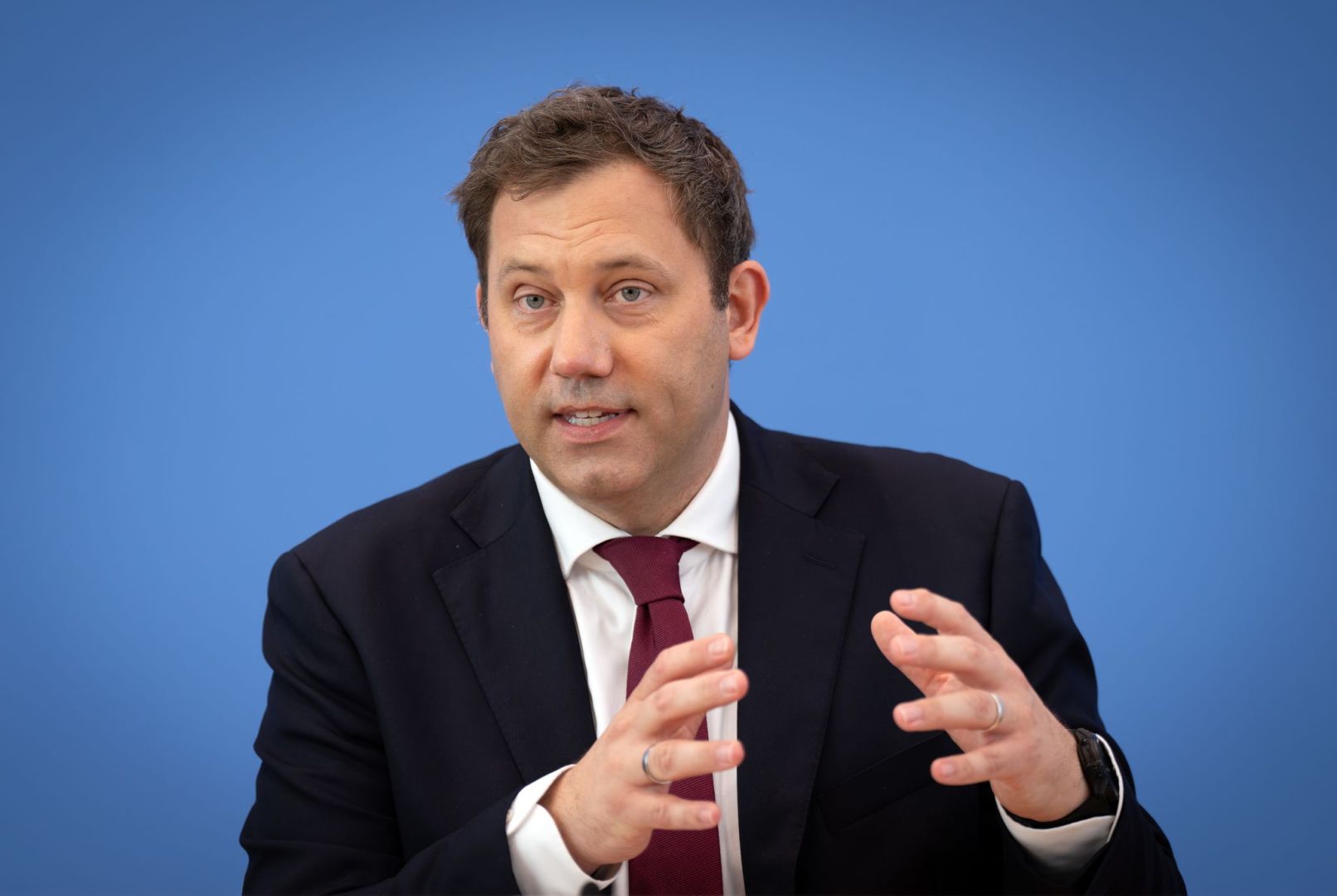 Pressekonferenz Bundesfinanzminister Klingbeil