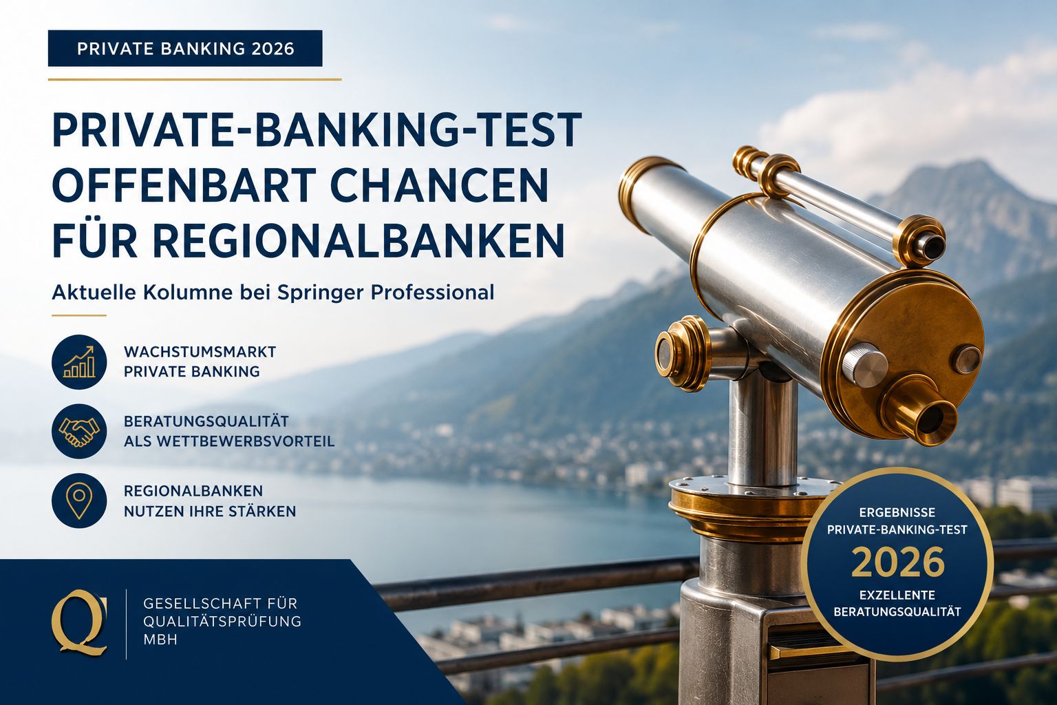 Private Banking 2026: Aktuelle Kolumne zeigt große Chancen für Regionalbanken auf