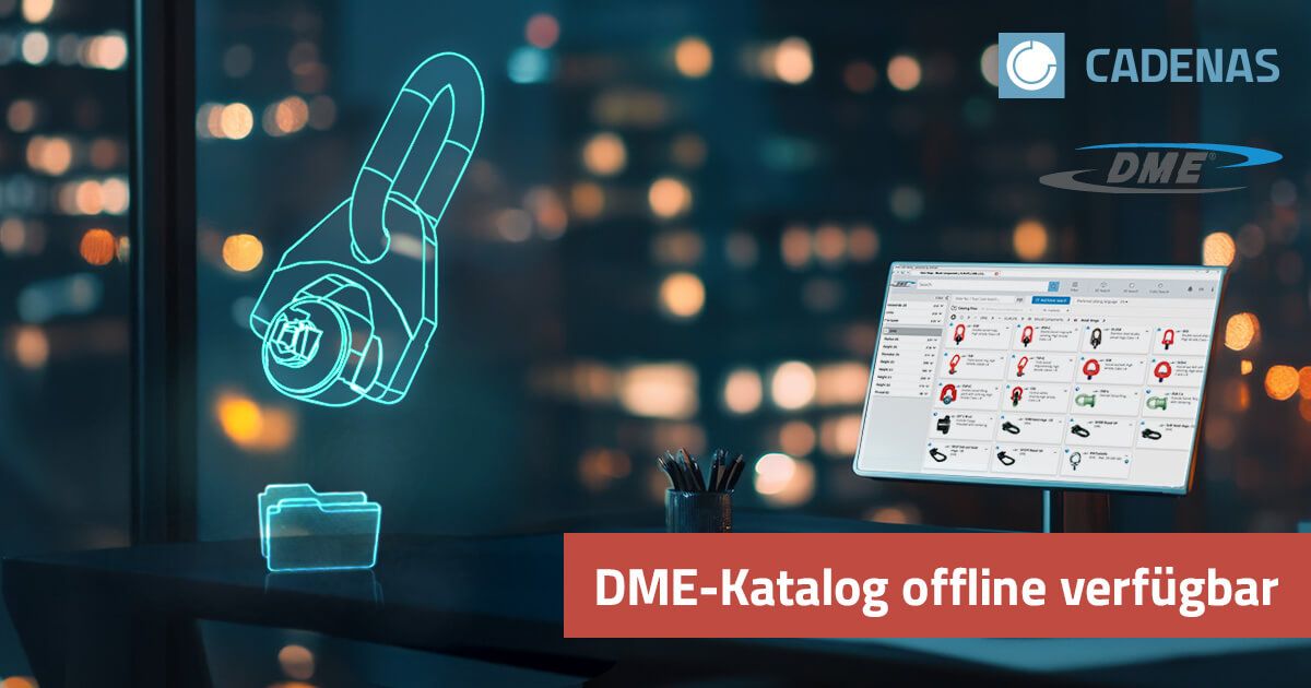 Produktdaten von DME jederzeit und überall verfügbar: mit dem onPrem Katalog powered by CADENAS