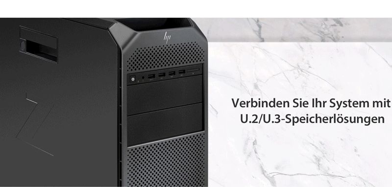 Professioneller NVMe SSD Zugriff in kompakter Bauform