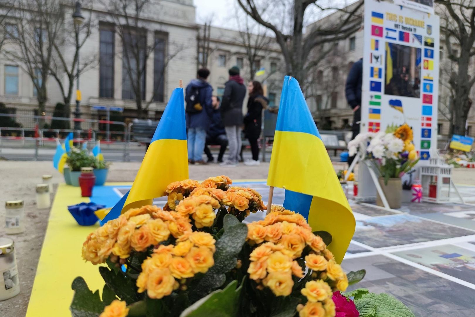 Protest vor der russischen Botschaft (Archiv)