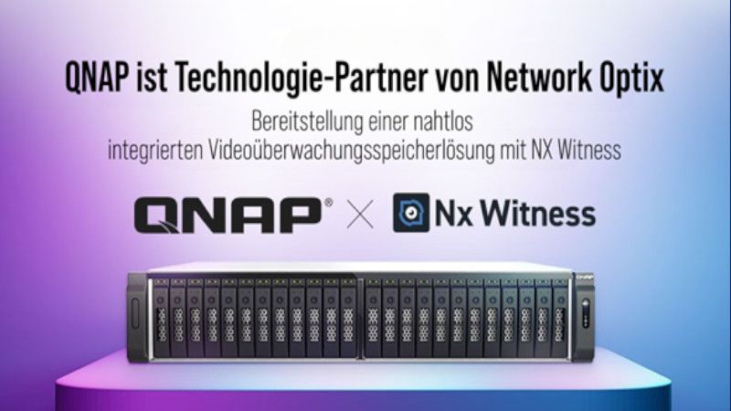 QNAP kooperiert mit Network Optix