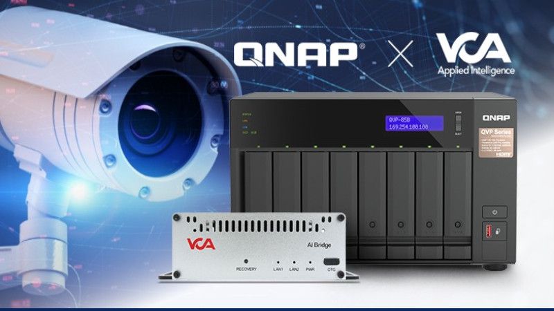 QNAP kooperiert mit VCA Technology – kosteneffiziente KI Lösung im Blick