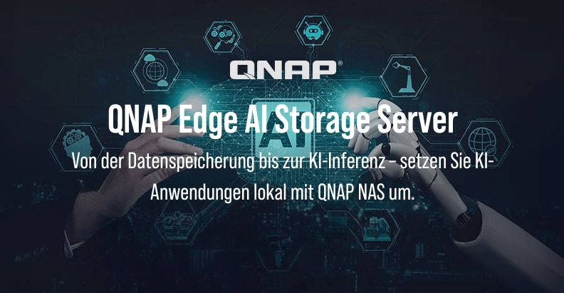 QNAP stellt Edge KI Speicherserver vor