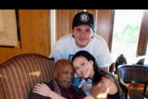 Quincy Jones mit Brooklyn and Nicola Peltz Beckham