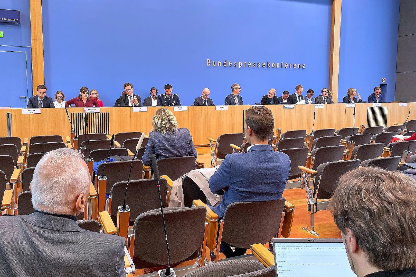 Regierungspressekonferenz am 13.10.2025