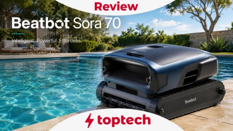 Review: Beatbot Sora 70 im Test: Kabelloser Poolroboter mit starker Reinigung vom Boden bis zur Wasseroberfläche