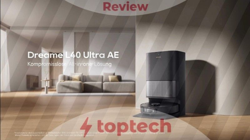 Review: Dreame L40 Ultra AE: Kraftpaket mit Köpfchen für makellose Böden