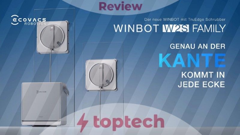 Review: ECOVACS WINBOT W2S OMNI – der intelligente Fensterreiniger mit Rundum-Komfort