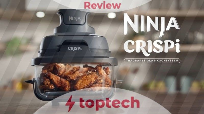 Review: Ninja CRISPi Glas-Heißluftfritteuse – kompakter Alleskönner für moderne Küchen