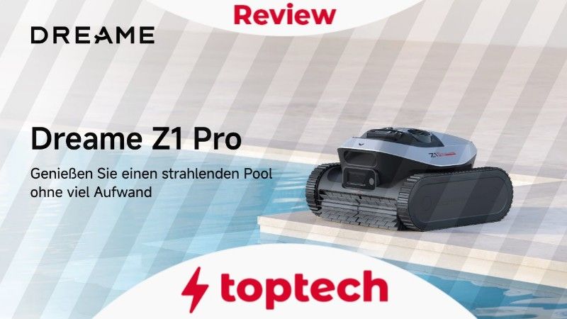 Review: Sauberkeit neu definiert: Der Dreame Z1 Pro Poolroboter