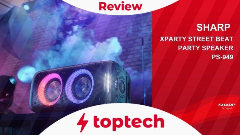 Review: Sharp XParty Street Beat PS-949: Beats, Bass und Blitzlichtgewitter für deine Party