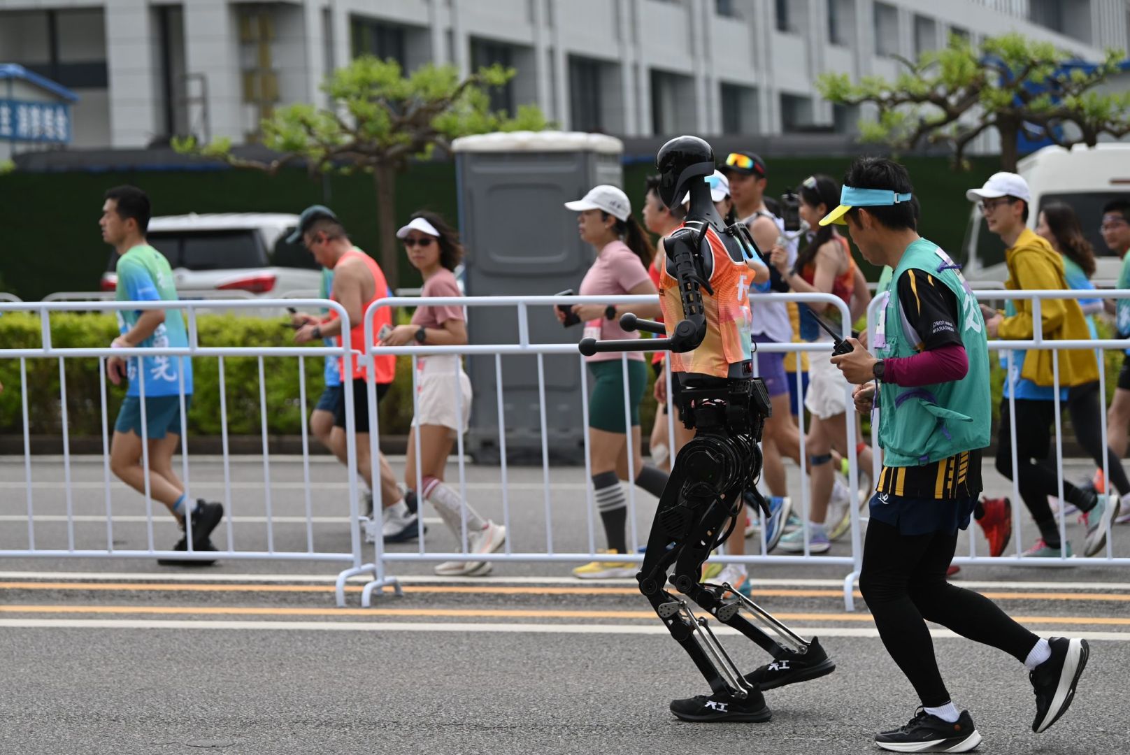 Roboter-Halbmarathon in Peking